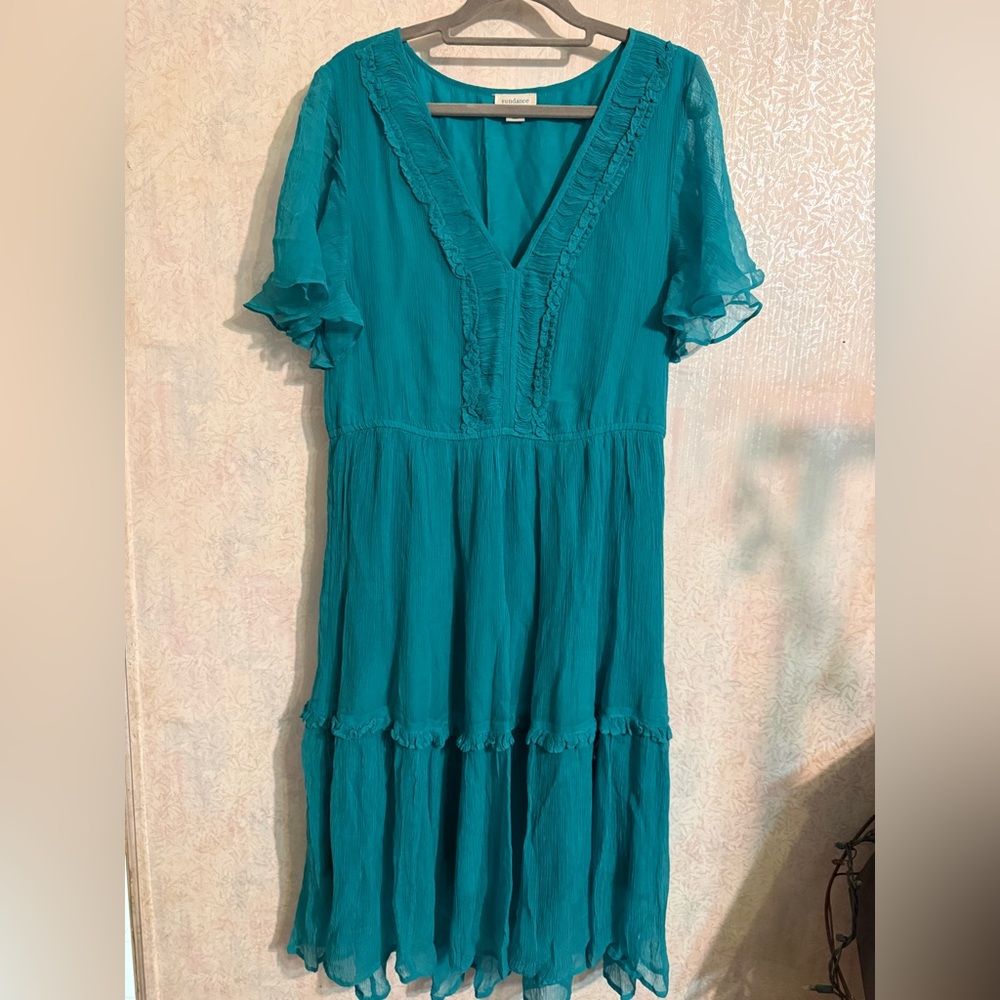 Sundance Teal Midi Dress